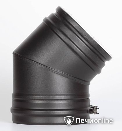 Колено 45° Schiedel Отвод 45° д.150 PM25 (Черный) Permetr в Саранске