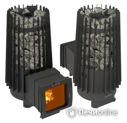 Дровяная печь-каменка GrillD Cometa Vega 180 window long Max в Саранске
