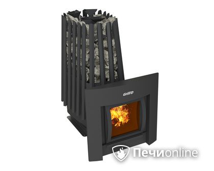 Дровяная печь-каменка GrillD Cometa Vega 350 window Max в Саранске