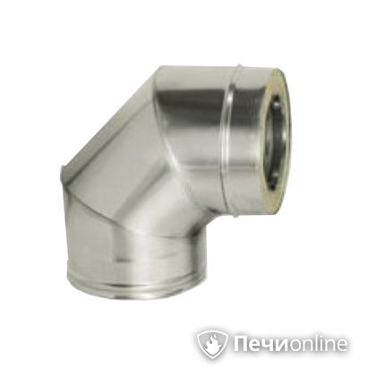 Дымоход Дымок Колено 90° с изоляцией 0.5 мм. OТFR90 150/230 в Саранске