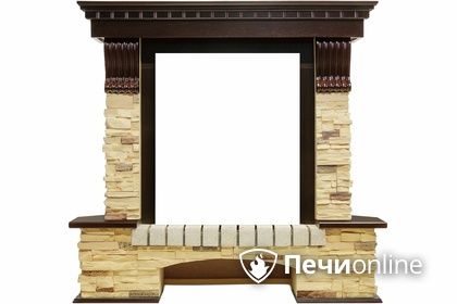 Портал для электрокамина Royal Flame Pierre Luxe угловой сланец под классический очаг в Саранске