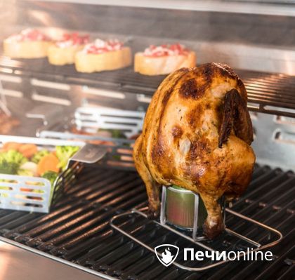 Ростер Char-Broil Grill+ для курицы с креплением для емкости в Саранске