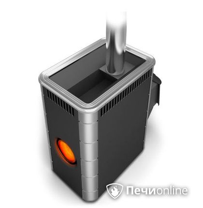 Дровяная банная печь TMF Аврора Inox ДА Иллюминатор антрацит НВ  в Саранске