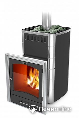 Дровяная банная печь TMF Калина II Inox БСЭ антрацит НВ ПРН в Саранске