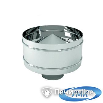 Дымоход УМК Оголовок с дефлектором D200х280 Н+Оц 0.5мм 0.5мм по воде в Саранске